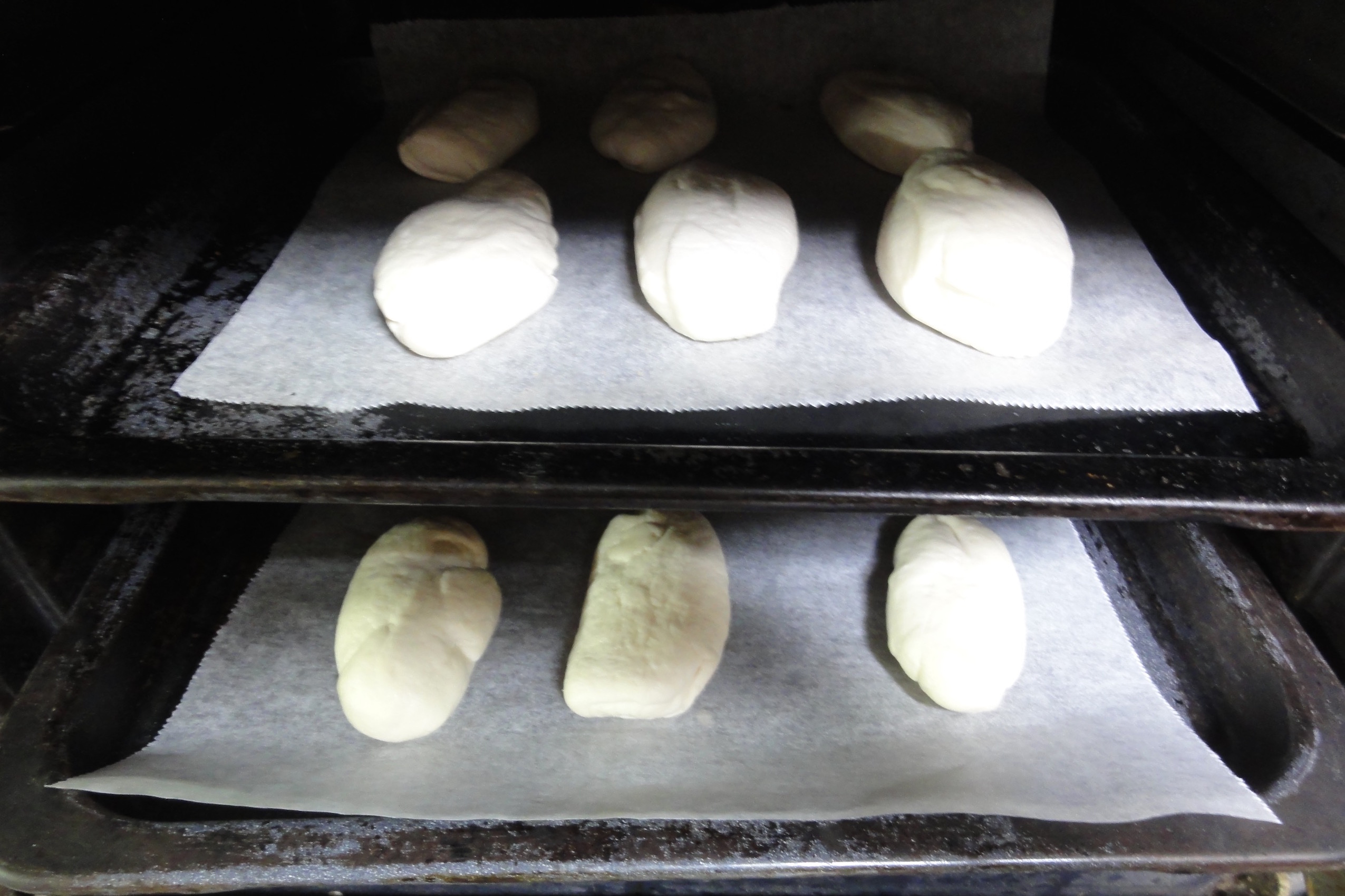 米粉パン生地の2次発酵