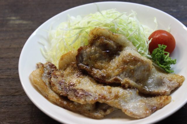 定番！豚の生姜焼き,小麦アレルギー対策