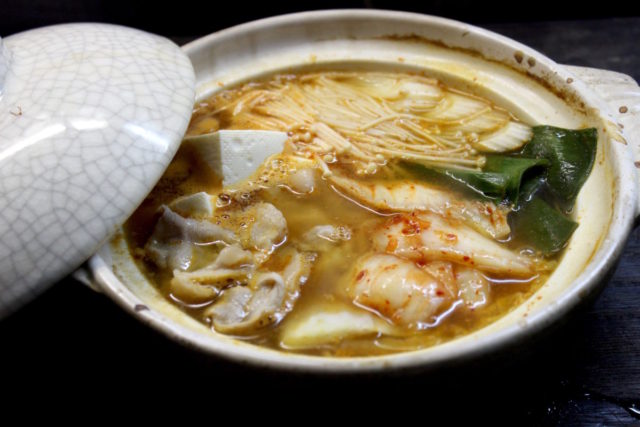 ピリ辛キムチ鍋！