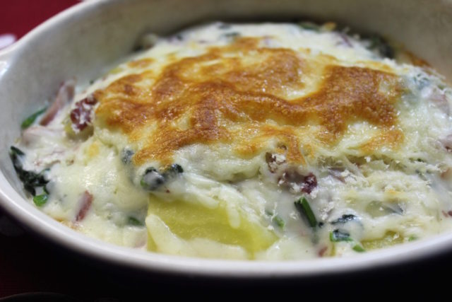 米粉ポテトグラタン